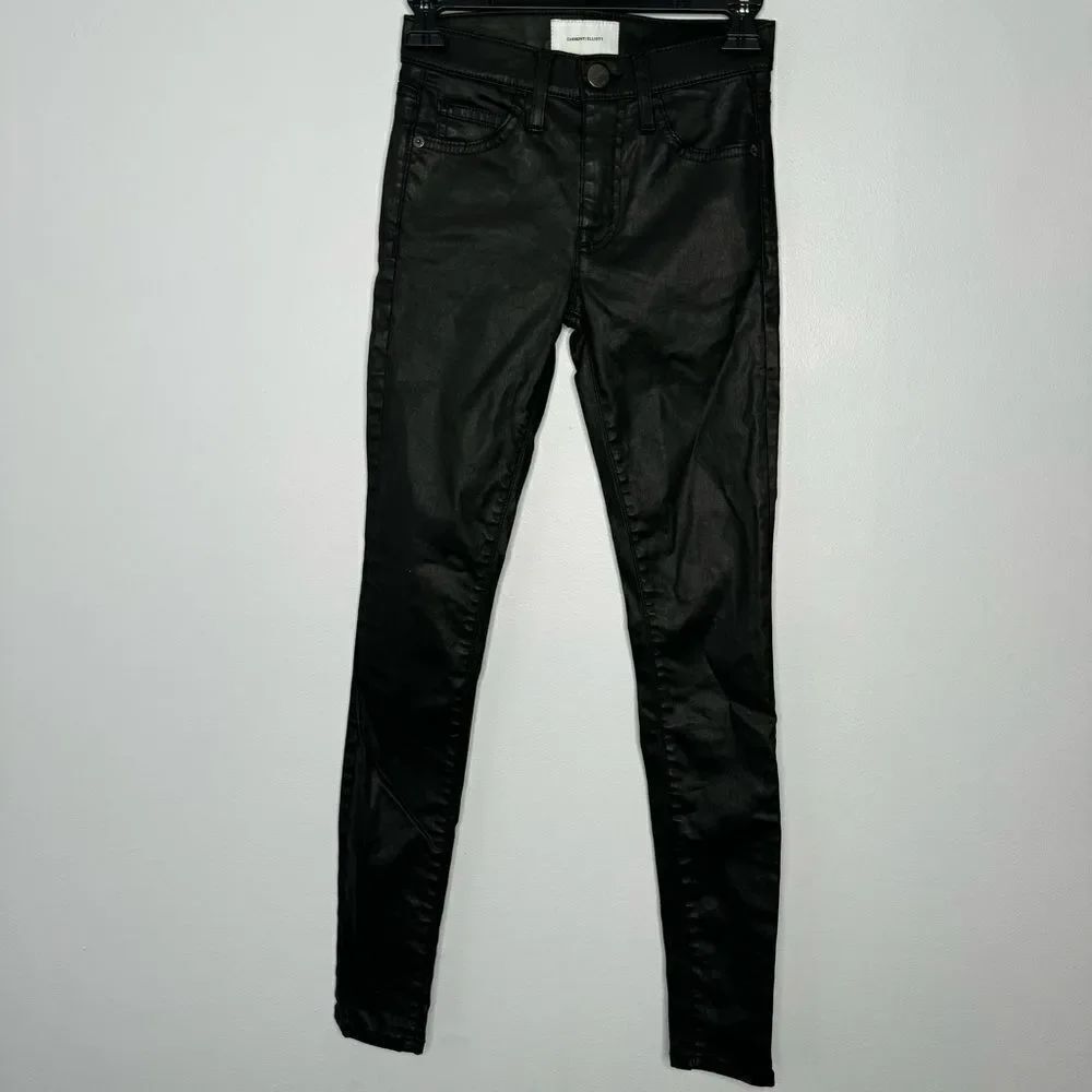 Current Elliott black skinny jeans size 23